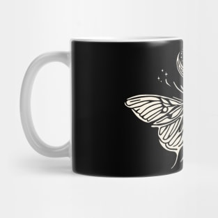 Whimsigoth Moth Moon Mug